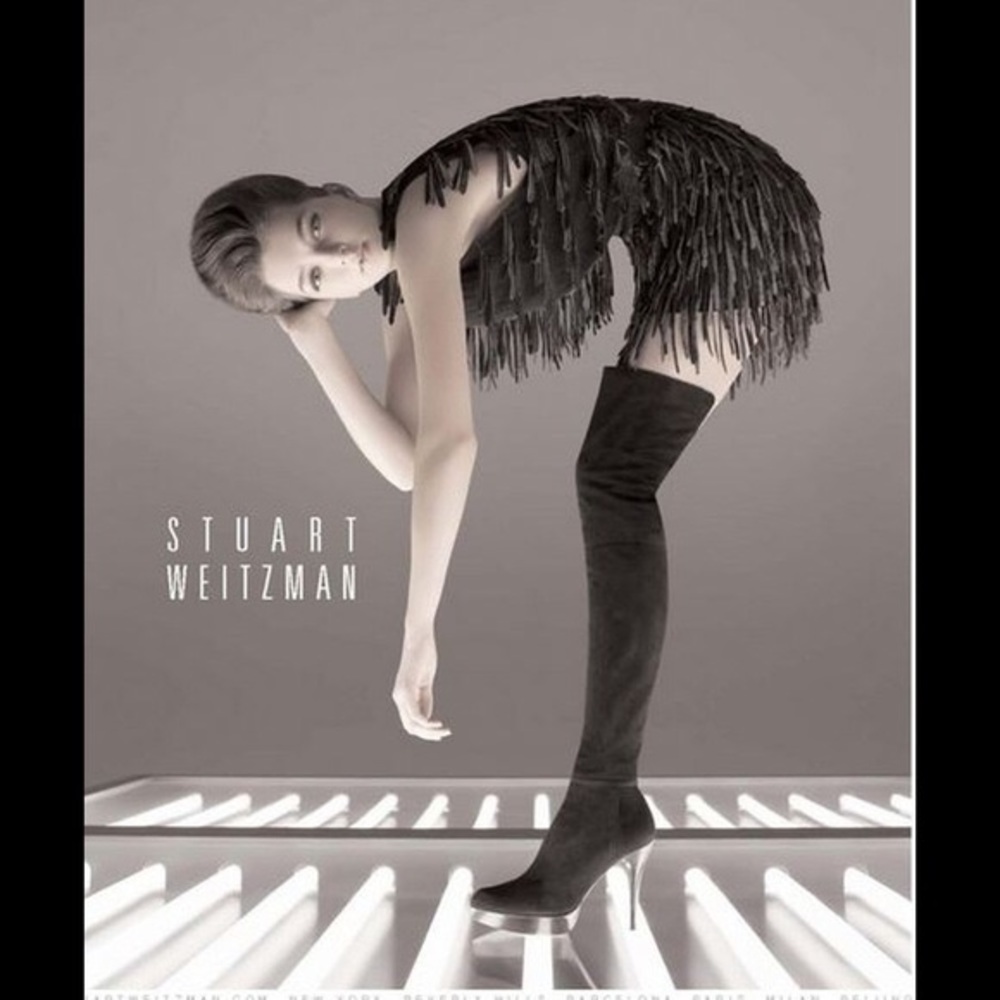 Stuart Weitzman HiHo OTK Thigh High Platform Boots